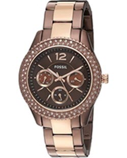 Fossil Women's Quartz Stainless Steel Automatic Watch - Brown