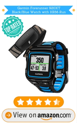 Garmin Forerunner 920XT Black/Blue Watch with HRM-Run