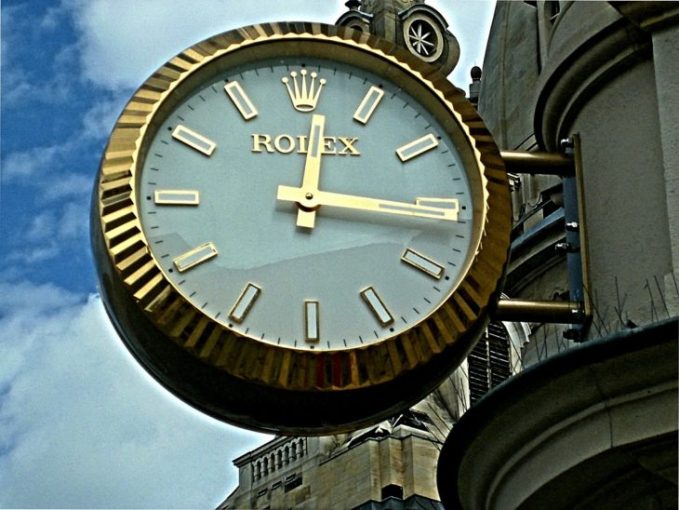Rolex Building Clock